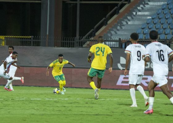 AFCON 2027 (Q): South Africa smash five past Eritrea in Cairo