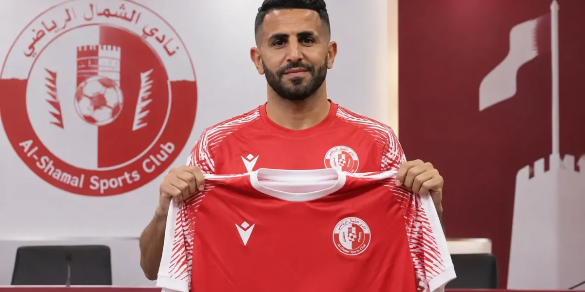 Transfer: Riyad Mahrez Joins Al Shamal on a Free Transfer
