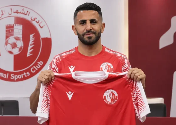 Transfer: Riyad Mahrez Joins Al Shamal on a Free Transfer